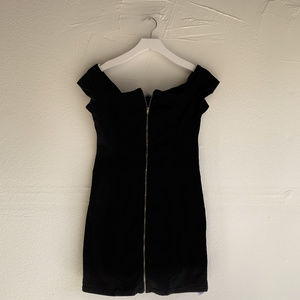 G by Guess Anna Front Zipper Denim Dress